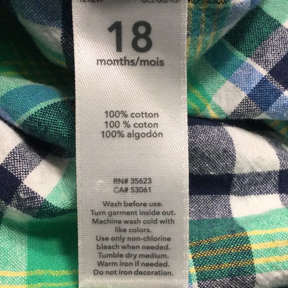 CARTER'S BABY BOY'S ROMPER - SIZE 18 MO. - Picture 5 of 5